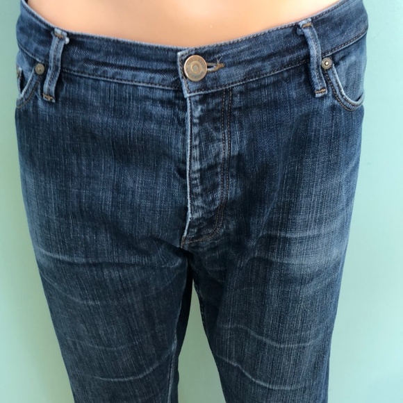 Burberry Dark Blue Four Button Fly Jeans Size 38x34 - Picture 2 of 13